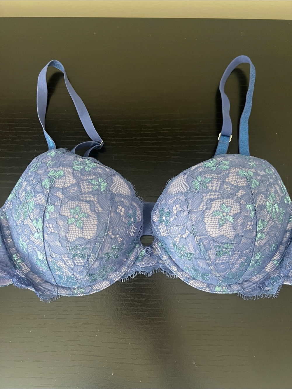 VS Dream Angels Push-Up Bra in Periwinkle Blue